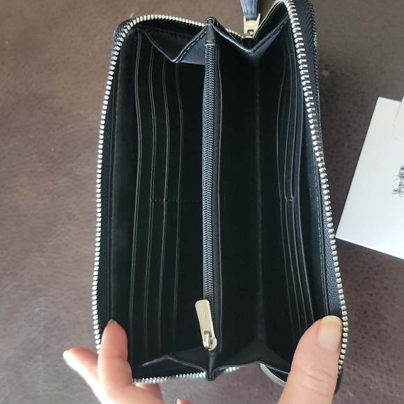 Authentic Coach Blue Denim Satchel & Wallet - Picture 8 of 8